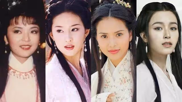 王語嫣不是誰都能演!有人臉如苦瓜,有人頭頂碟子,傷害太大!
