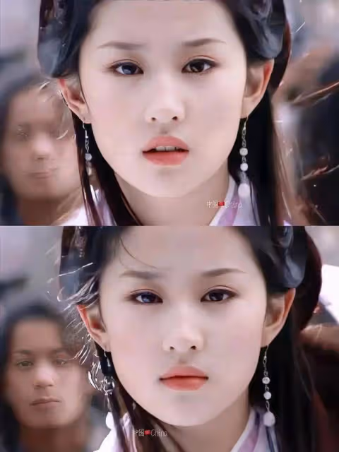 王語嫣不是誰都能演!有人臉如苦瓜,有人頭頂碟子,傷害太大!