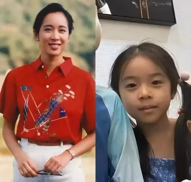 郭晶晶長女「腰果眼」顯著,8歲長相英氣,像奶奶朱玲玲