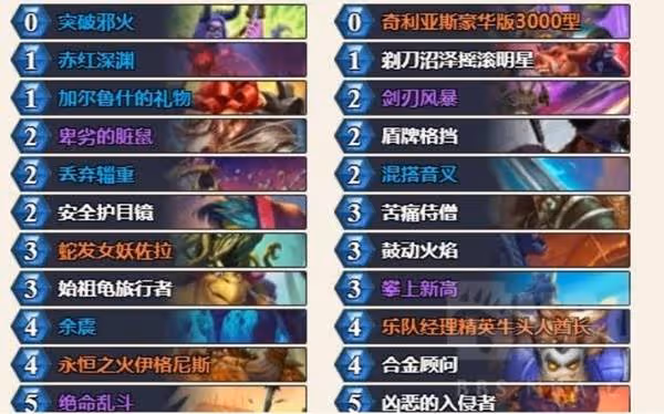 《爐石傳說》宇宙防戰卡組及玩法分享