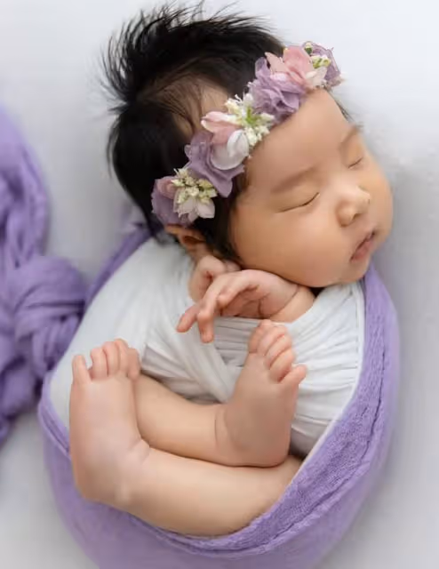 張紀中慶祝四胎女兒滿月,一家六口幸福同框,小龍珠越長越像爸爸