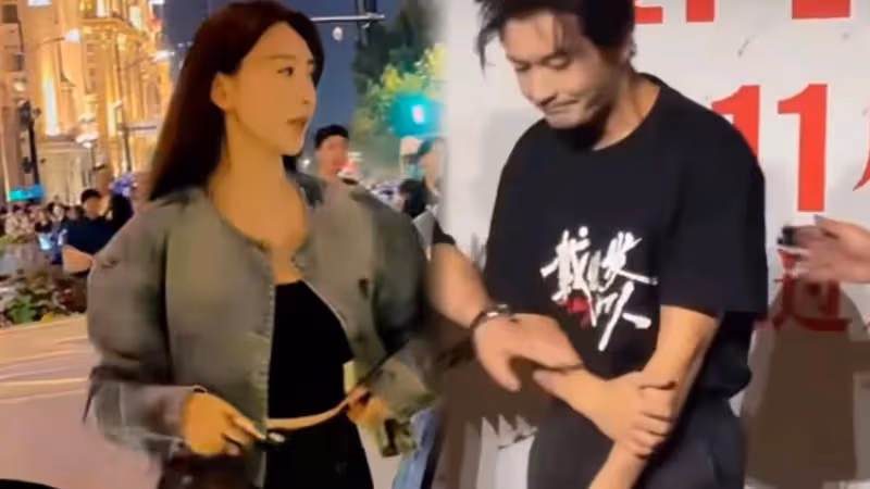 大反差！黃曉明卑微鞠躬道歉，退網的葉珂開勞斯萊斯外灘瀟灑