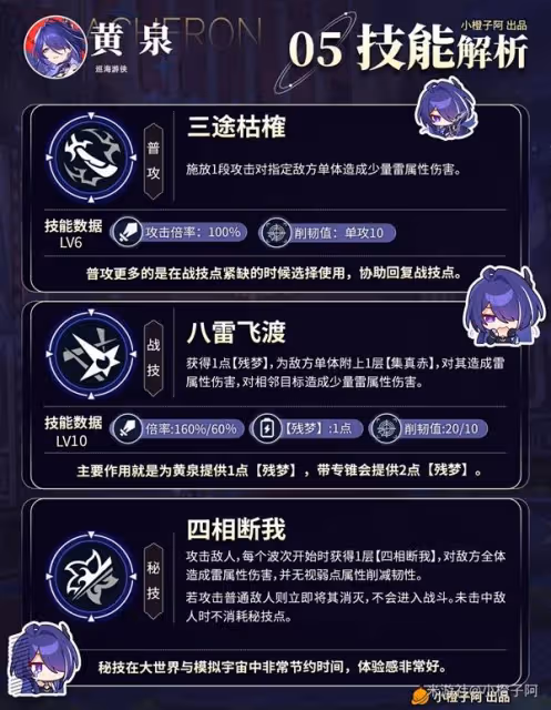 《崩壞：星穹鐵道》黃泉全面培養指南