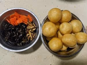 素炒油麵筋(素菜)