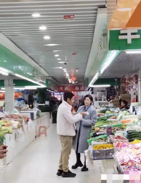 撒貝寧賈靜雯東北鐵嶺錄製節目,現身街頭引圍觀,50歲賈靜雯好美