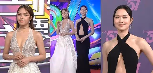 TVB台慶港星齊現身,高海寧艷壓,中年女星個個凍齡!