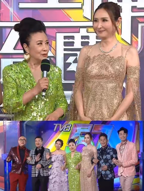 TVB台慶港星齊現身,高海寧艷壓,中年女星個個凍齡!