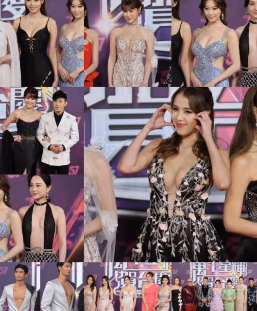 TVB 57周年慶典星光熠熠,蔡思貝三換造型驚艷,塗毓麟攜女友亮相