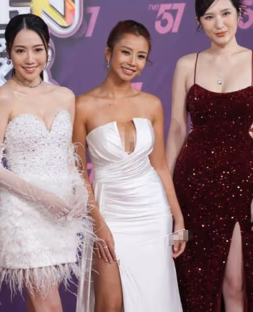 TVB 57周年慶典星光熠熠,蔡思貝三換造型驚艷,塗毓麟攜女友亮相