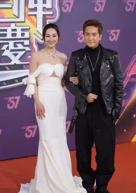 TVB 57周年慶典星光熠熠,蔡思貝三換造型驚艷,塗毓麟攜女友亮相