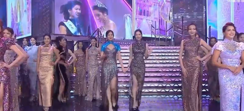 TVB 57周年慶典星光熠熠,蔡思貝三換造型驚艷,塗毓麟攜女友亮相