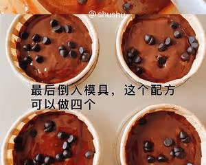 免打發❗攪一攪就能成功的巧克力麥芬