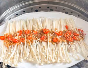 蒜蓉粉絲金針菇