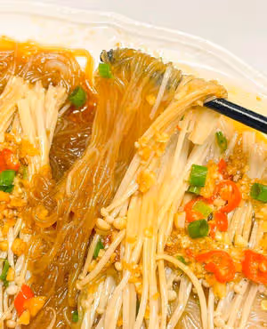 蒜蓉粉絲金針菇