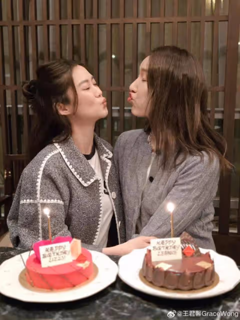 TVB高顏值姐妹團難得聚會!為兩女神慶生,嘟嘴合照太可愛