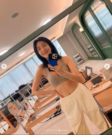 楊謹華中空運動!原相機「素顏超裸膚況」不藏了 46歲狀態震撼3萬人