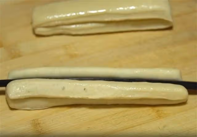 不用泡打粉,教你做健康豆奶小油條,在家也能做大廚,個個空心