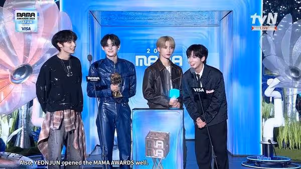 MAMA/TXT然竣「3秒神顏」全場瘋了! Rosé、火星人驚喜合體