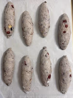 藍莓堅果全麥軟歐包~低油低糖