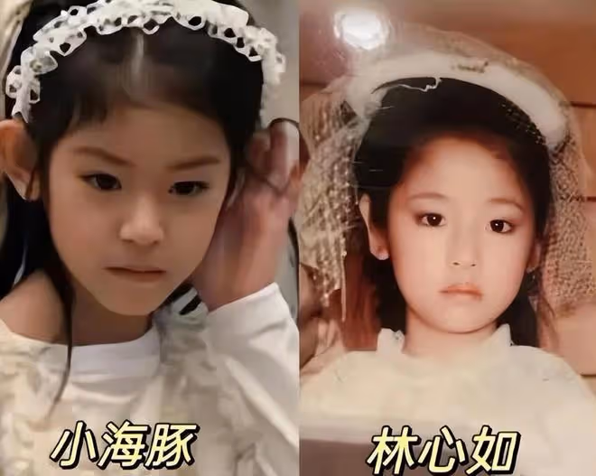 林心如霍建華一起看7歲女兒跳舞,林心如給女兒比心,霍建華鼓掌