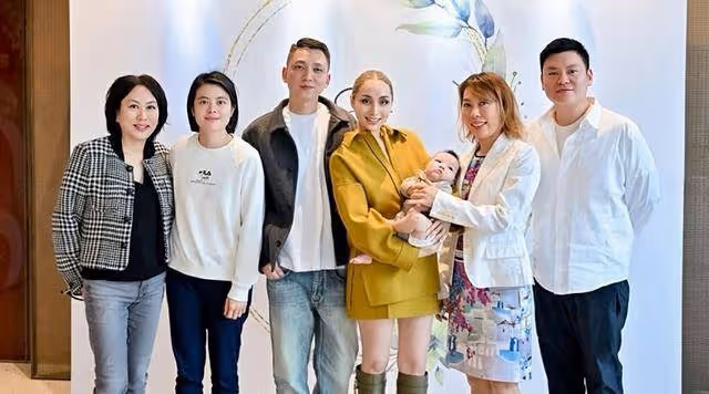 恭喜!香港知名富三代混血女友平安生子,寶寶滿百天顏值高