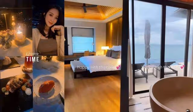 TVB力捧小花曬度假照!穿泳衣露事業線,去年嫁豪門無計劃造人