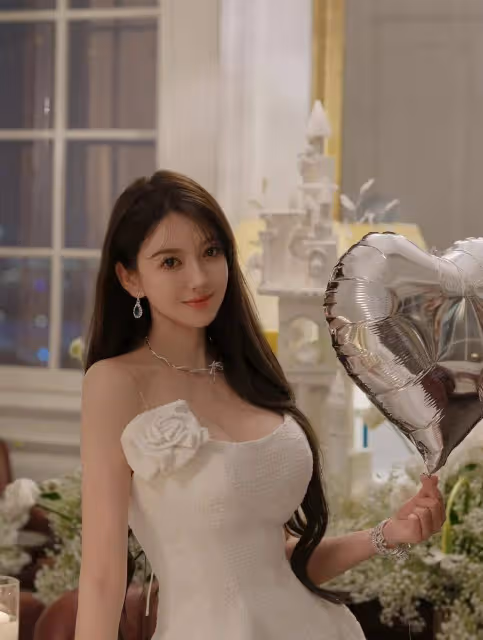 Angelababy 單肩開衩黑裙,狀態看起來特好!黃曉明新電影慘澹