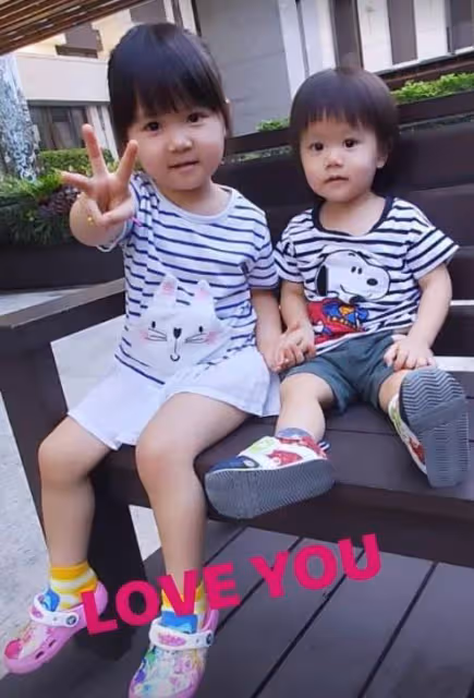 福原愛7歲女兒長漂亮了，江宏傑帶著姐弟在台北的生活好溫馨