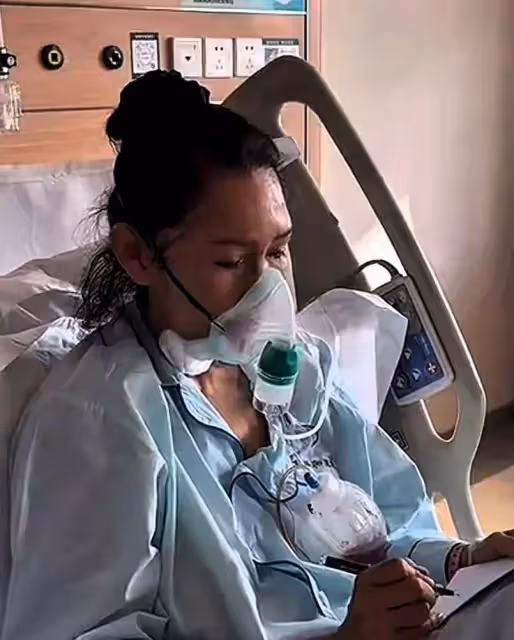 張咪第三次患癌術後照曝光,面容憔悴讓人心疼,外籍老公貼身照顧