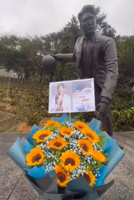 高以翔五周年祭,事發地墓地擺滿鮮花,高以翔我們永遠不說再見