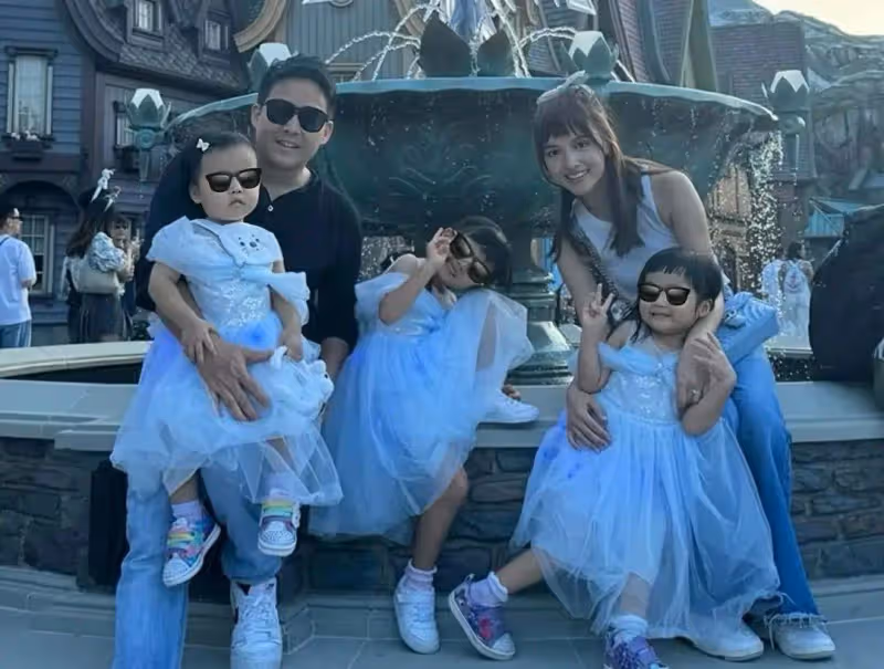 TVB前女星陳嘉寶曬照慶祝結婚7周年,嫁入豪門連生三個女兒,《夸世代》成告別作