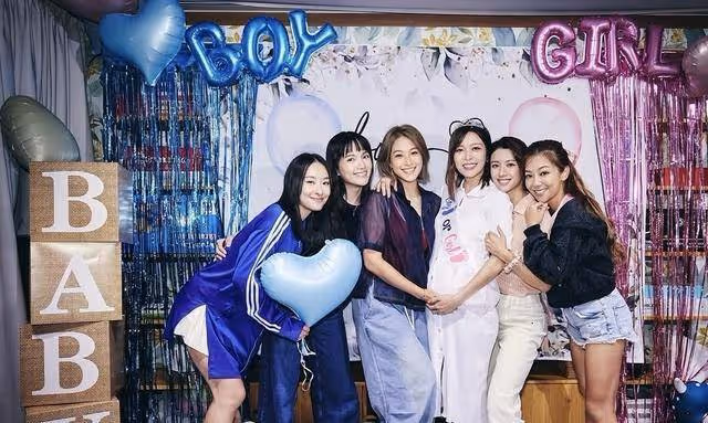 恭喜!TVB實力女星即將生二胎,與好友開派對揭曉孩子性別
