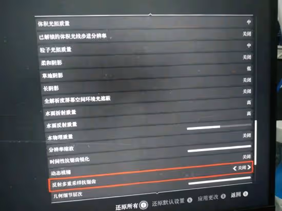 《荒野大鏢客2》畫面設置選項參考