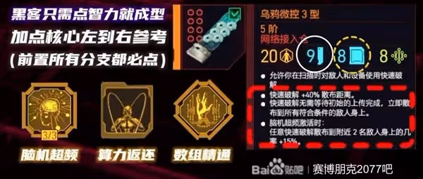 《賽博朋克2077》強力流派搭配推薦