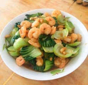 蝦仁炒油菜
