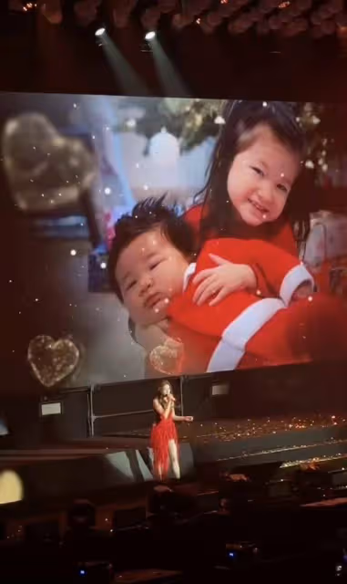 TVB前當家花旦佛山開唱!兩歲小女兒現場揮舞螢光棒,長相太可愛
