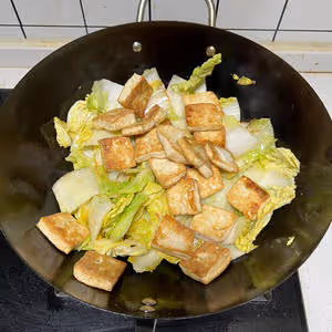 娃娃菜燉豆腐