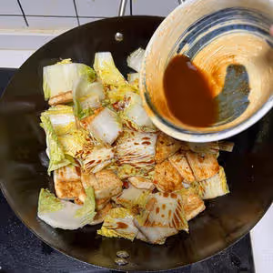 娃娃菜燉豆腐