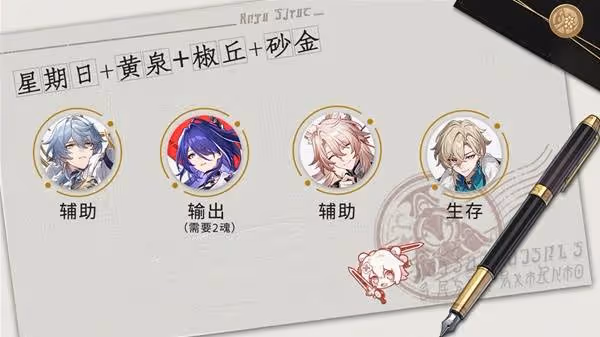 《崩壞:星穹鐵道》星期日隊伍搭配參考