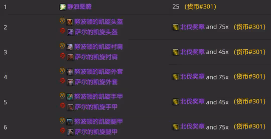 WLK懷舊服P3牌子裝兌換攻略 全職業凱旋紋章兌換優先級