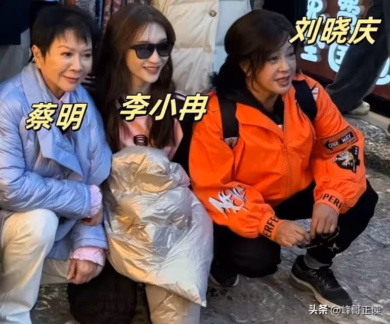 63歲蔡明與倪萍劉曉慶逛麗江,臉拉垮疑醫美過度,難怪不再上春晚