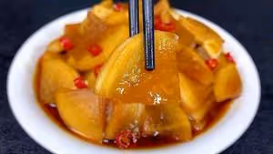 一道下飯菜，爽脆可口醬腌蘿蔔，簡單還下飯！