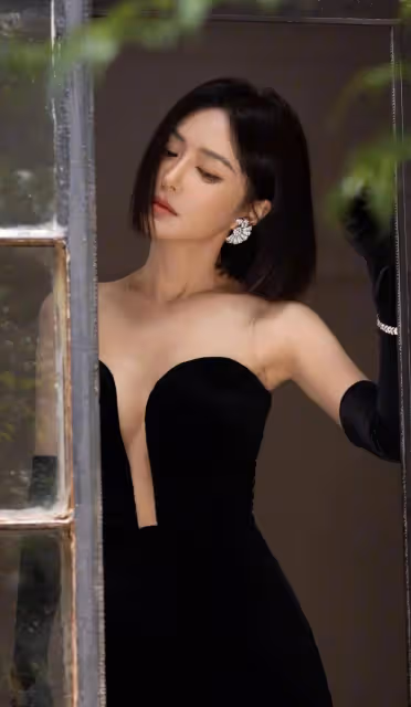 當紅女星秦嵐各類靚麗寫真！膚白貌美魔鬼身材性感火辣