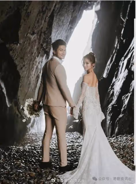 透露婚期為明年4月!TVB上位小生小花婚紗照曝光