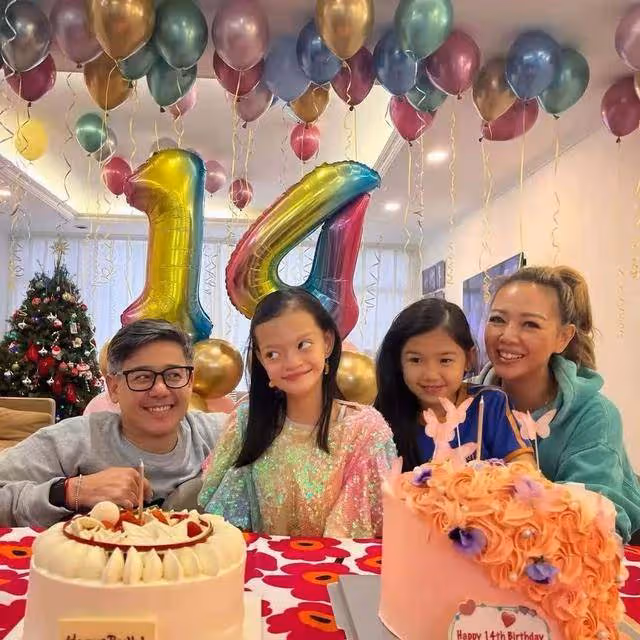 鍾麗淇為患罕見病女兒慶生,透露女兒剛經歷一場手術