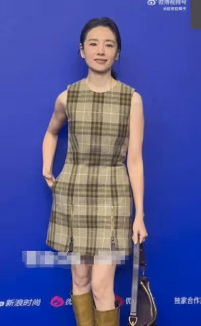辛芷蕾董潔一同現身參加活動,44歲董潔身材消瘦近照十分顯老