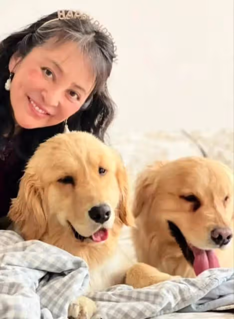 周海媚去世一周年,她的愛寵周六六、周墩墩墓地看望媽媽引人淚目