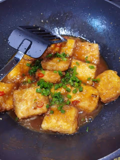 爆汁香煎豆腐