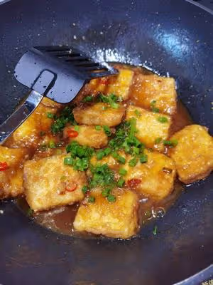 爆汁香煎豆腐