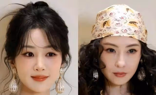 44歲張柏芝和32歲楊紫同框,頂級骨相和皮相美的區別出來了